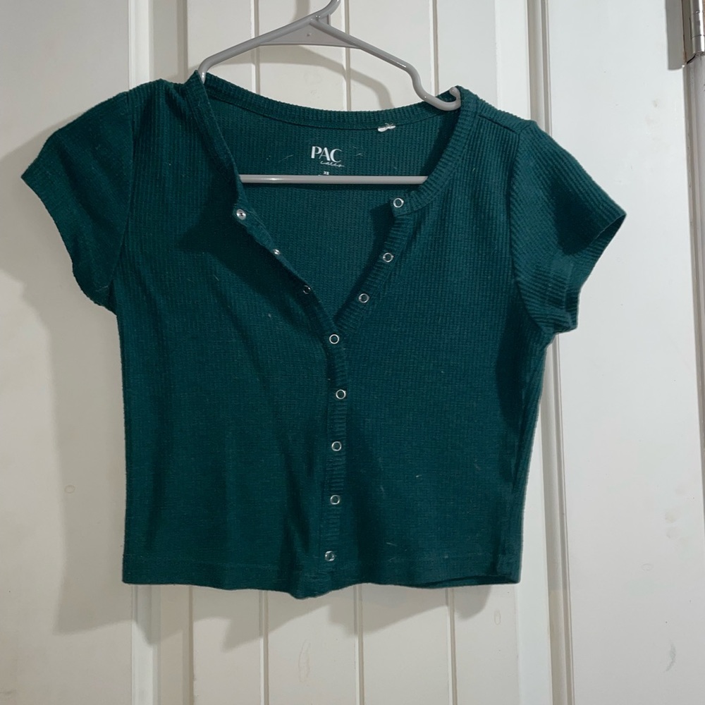 Pacsun Button Up Baby Tee